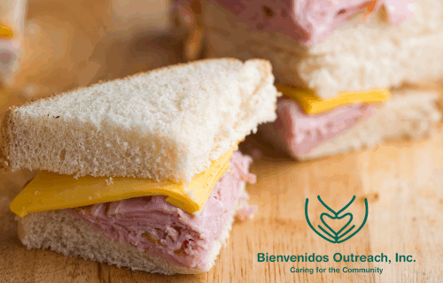 Ham and cheese sandwiches