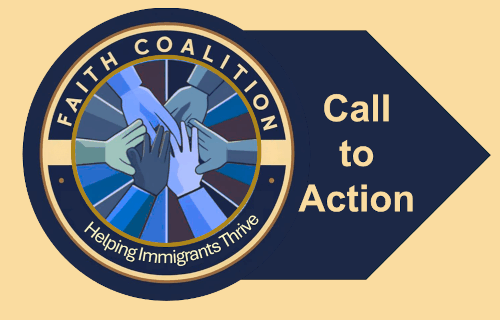 Faith Coalition logo and "Call to Action"