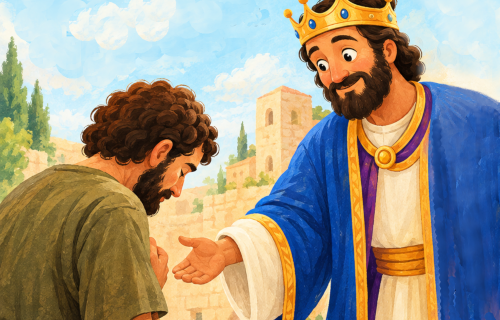 King forgiving servant