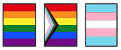 LGBTQIA+ flags