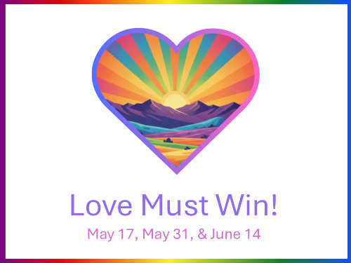 Love Wins logo and 