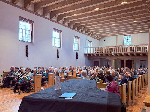 Photo of 2025 LAM-NM legislative briefing in FPC sanctuary