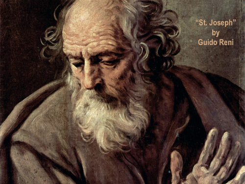 St. Joseph oil painting by Guido Reni